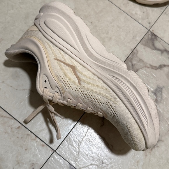 Hoka Women's Beige Athletic Shoes - Picture 4 of 5